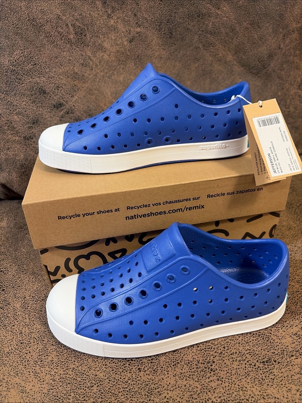 Native Shoes Unisex-Kids Jefferson Sneakers Size C 13